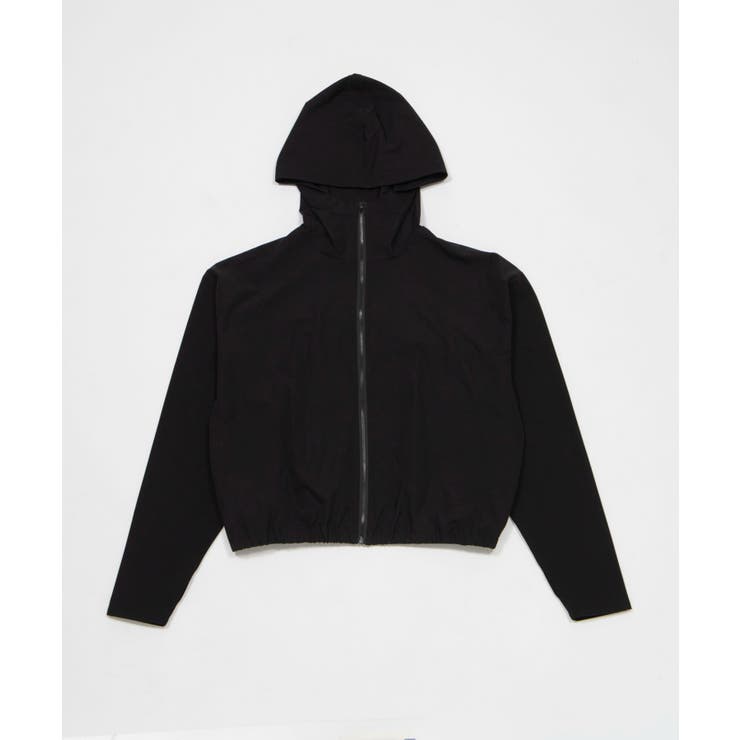 ブラック | ラッシュガードZIPパーカー | WEGO【WOMEN】
