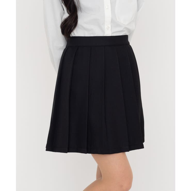 ブラック | スクールプリーツスカート | WEGO【WOMEN】