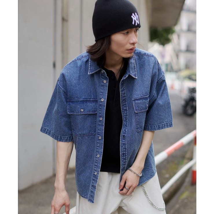 カラーデニムシャツ(SS) | WEGO【MEN】 | 詳細画像11 