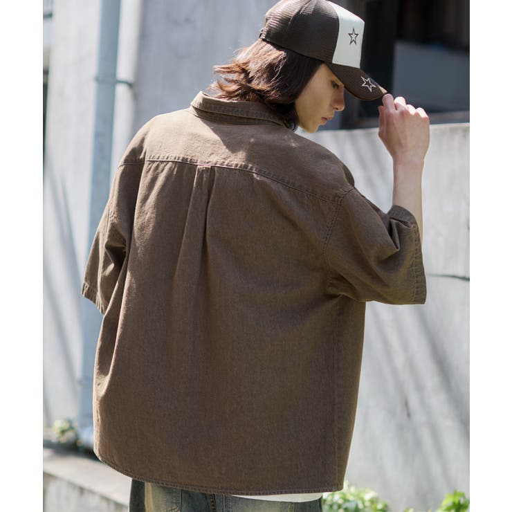 カラーデニムシャツ(SS) | WEGO【MEN】 | 詳細画像16 