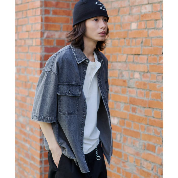 カラーデニムシャツ(SS) | WEGO【MEN】 | 詳細画像24 