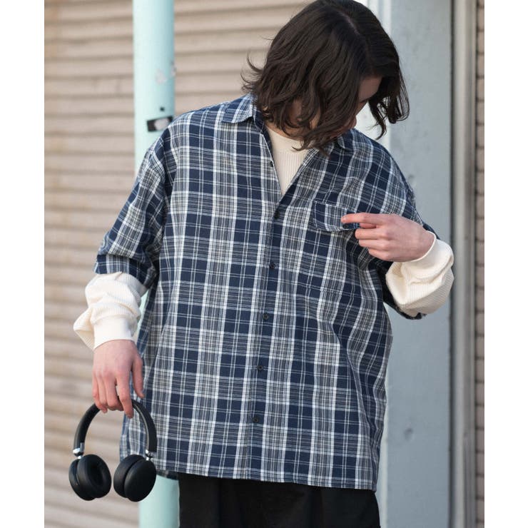 アンサンブルチェックシャツ(LS) | WEGO【MEN】 | 詳細画像1 