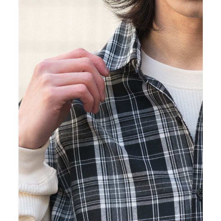 アンサンブルチェックシャツ(LS) | WEGO【MEN】 | 詳細画像4 
