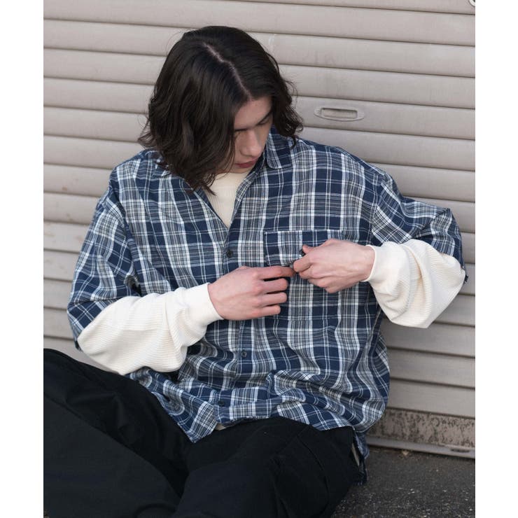 アンサンブルチェックシャツ(LS) | WEGO【MEN】 | 詳細画像9 