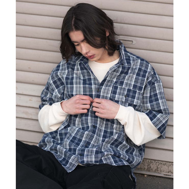 アンサンブルチェックシャツ(LS) | WEGO【MEN】 | 詳細画像15 