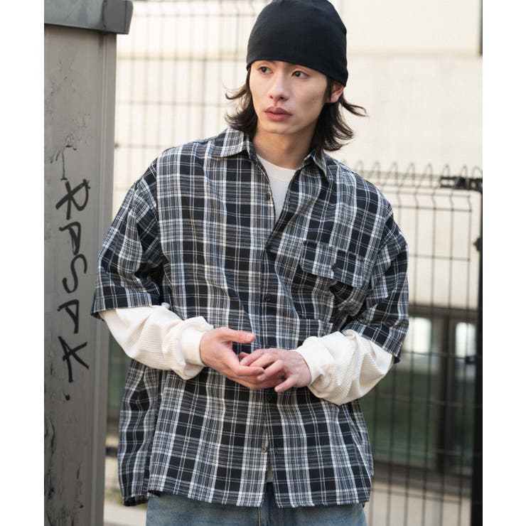 アンサンブルチェックシャツ(LS) | WEGO【MEN】 | 詳細画像20 