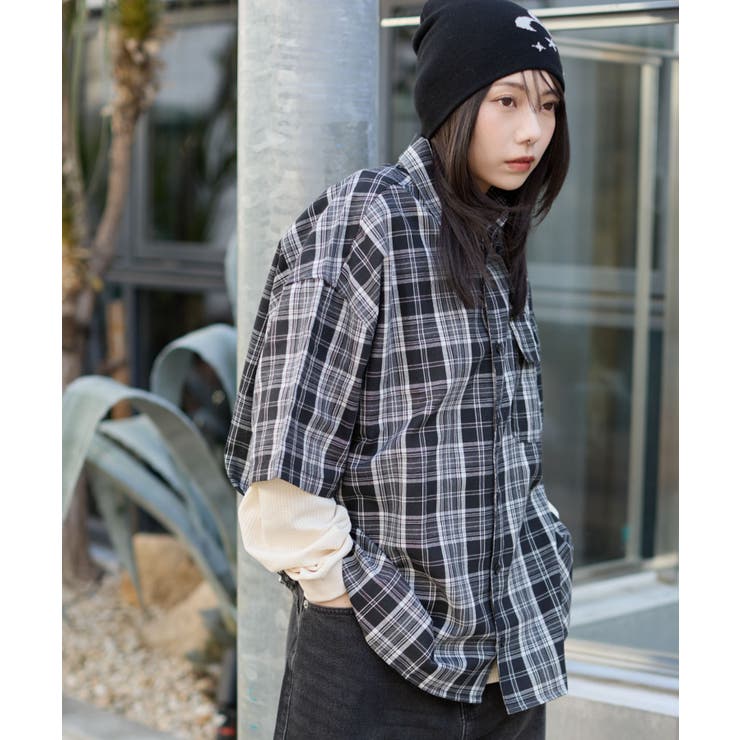 アンサンブルチェックシャツ(LS) | WEGO【MEN】 | 詳細画像28 