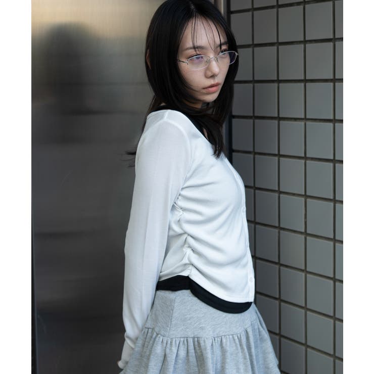 カーデドッキングレイヤードロンT | WEGO【WOMEN】 | 詳細画像11 