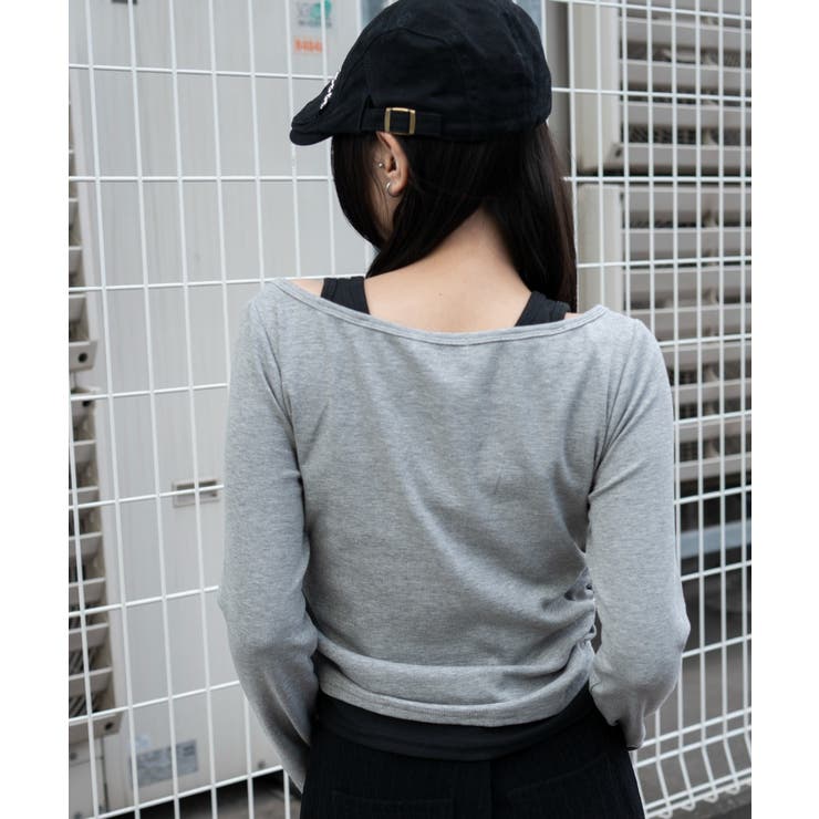 カーデドッキングレイヤードロンT | WEGO【WOMEN】 | 詳細画像14 