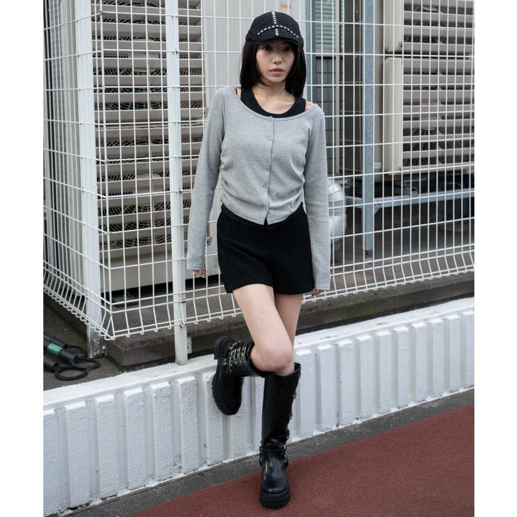 カーデドッキングレイヤードロンT | WEGO【WOMEN】 | 詳細画像16 