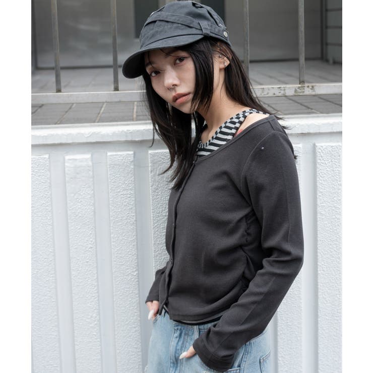 カーデドッキングレイヤードロンT | WEGO【WOMEN】 | 詳細画像19 