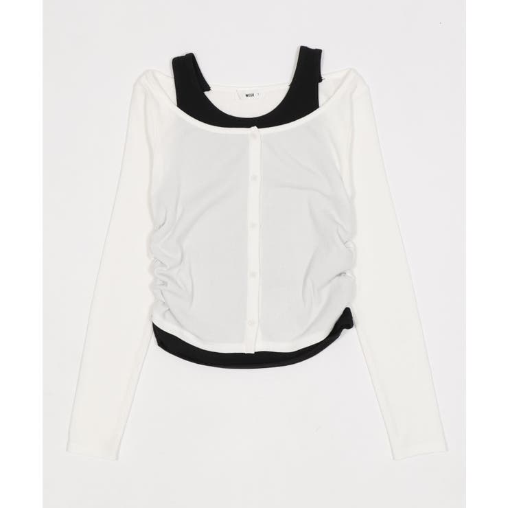 カーデドッキングレイヤードロンT | WEGO【WOMEN】 | 詳細画像22 