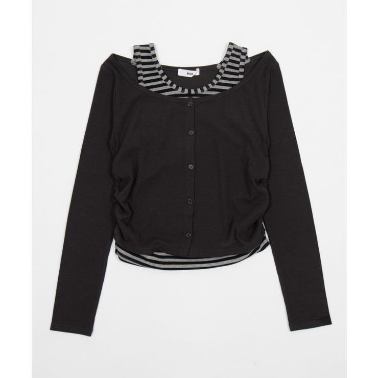 カーデドッキングレイヤードロンT | WEGO【WOMEN】 | 詳細画像24 