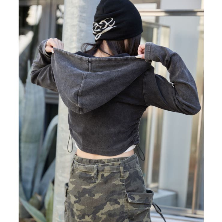 リブジップパーカー | WEGO【WOMEN】 | 詳細画像15 