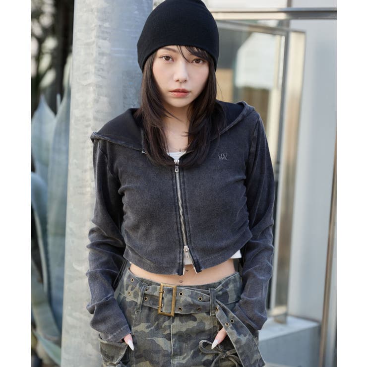 リブジップパーカー | WEGO【WOMEN】 | 詳細画像18 