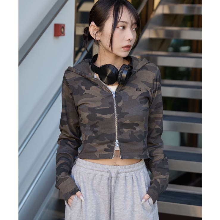 リブジップパーカー | WEGO【WOMEN】 | 詳細画像20 