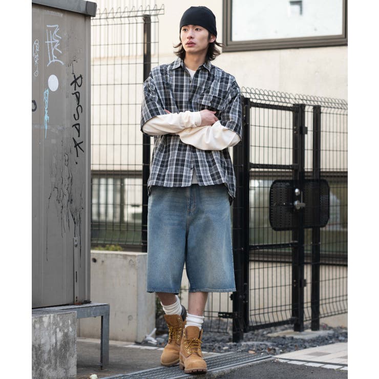 スーパーバギーデニムショーツ | WEGO【MEN】 | 詳細画像2 