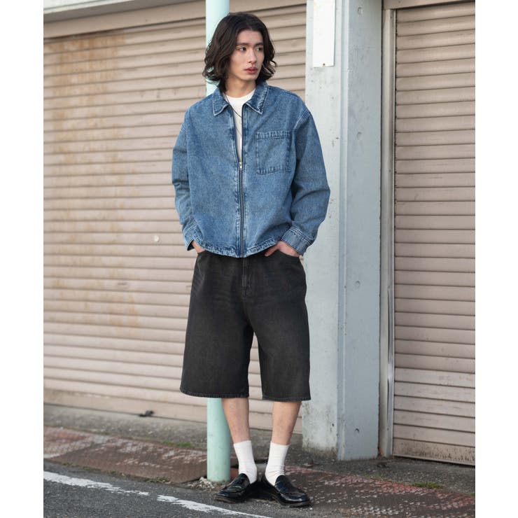 スーパーバギーデニムショーツ | WEGO【MEN】 | 詳細画像4 