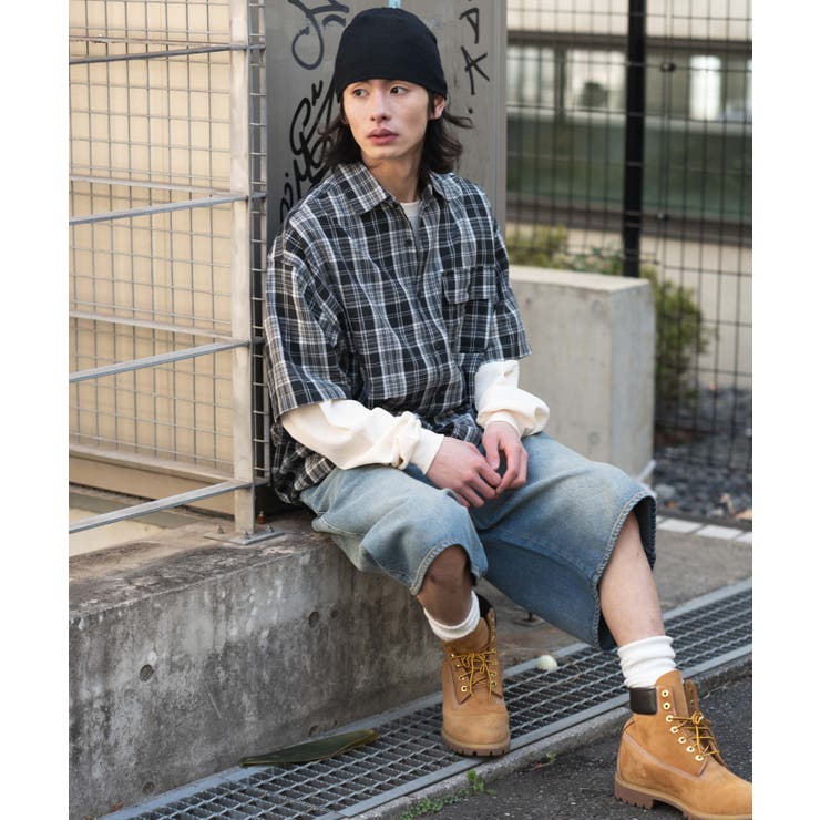 スーパーバギーデニムショーツ | WEGO【MEN】 | 詳細画像12 