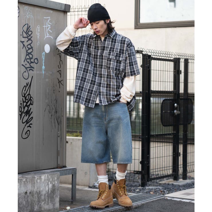 スーパーバギーデニムショーツ | WEGO【MEN】 | 詳細画像13 