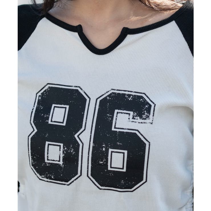 サイドドロストキーネックロンT | WEGO【WOMEN】 | 詳細画像7 