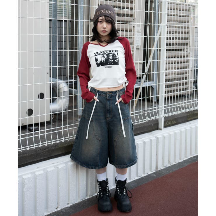 サイドドロストキーネックロンT | WEGO【WOMEN】 | 詳細画像19 