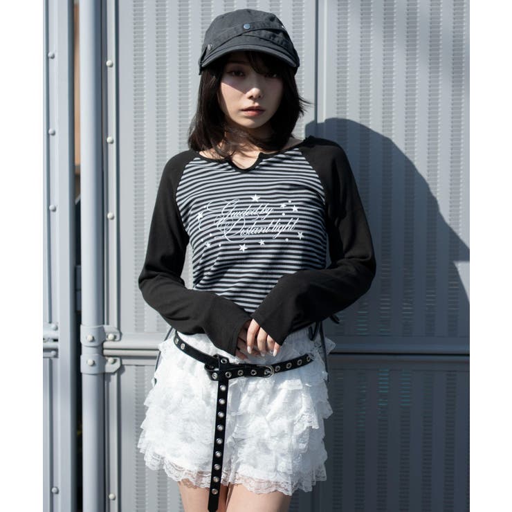 サイドドロストキーネックロンT | WEGO【WOMEN】 | 詳細画像22 