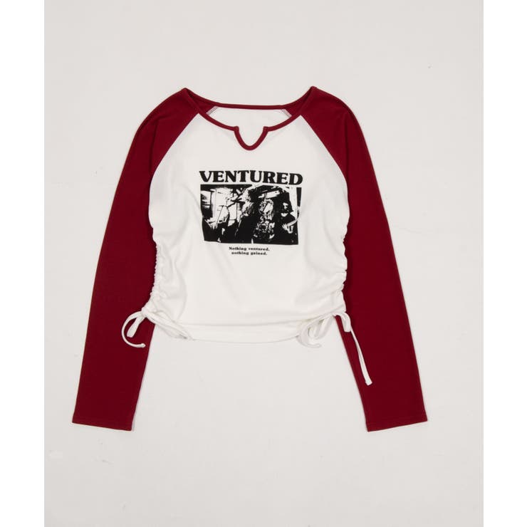 サイドドロストキーネックロンT | WEGO【WOMEN】 | 詳細画像25 