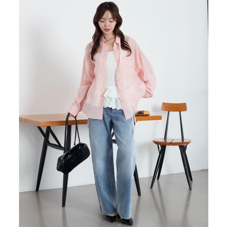 シアーシャツ | WEGO【WOMEN】 | 詳細画像14 