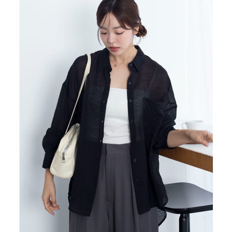 シアーシャツ | WEGO【WOMEN】 | 詳細画像24 