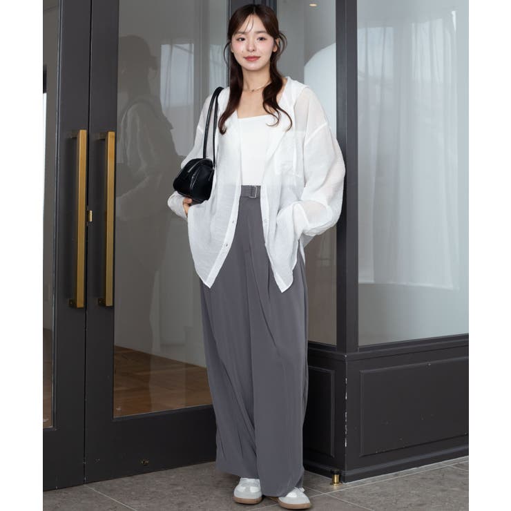 シアーフードシャツ | WEGO【WOMEN】 | 詳細画像5 