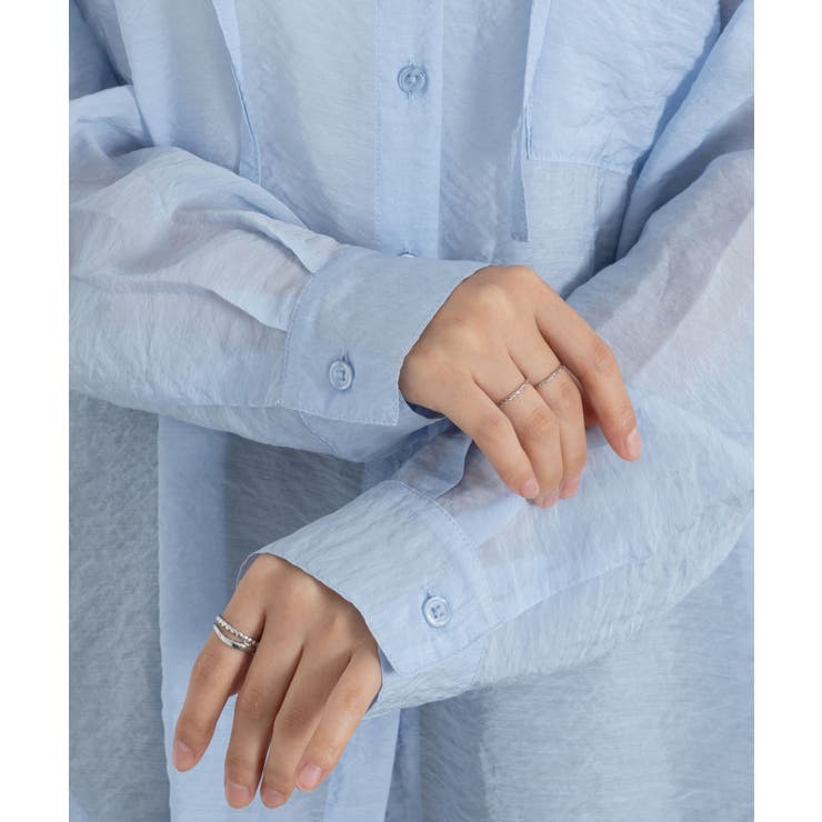 シアーフードシャツ | WEGO【WOMEN】 | 詳細画像29 
