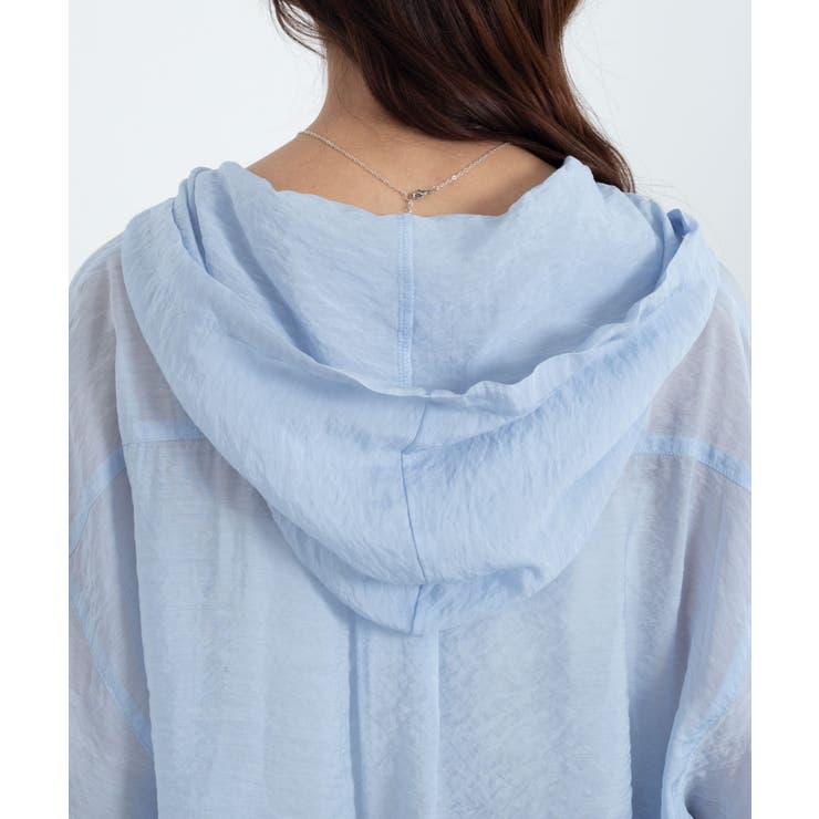 シアーフードシャツ | WEGO【WOMEN】 | 詳細画像32 