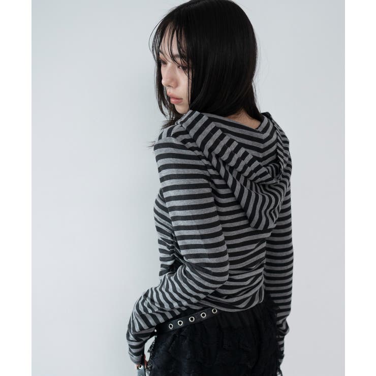 ヘンリーネックフードロンT | WEGO【WOMEN】 | 詳細画像13 