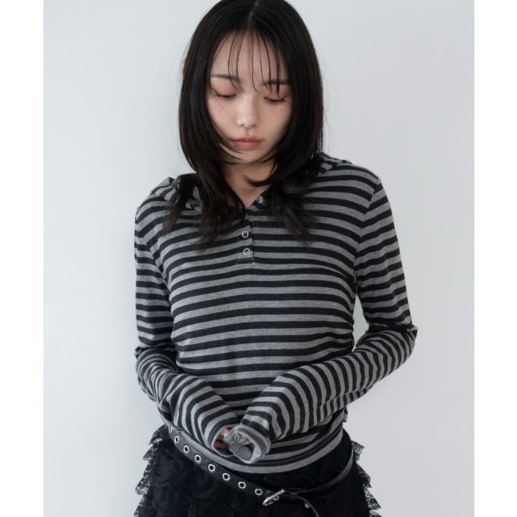 ヘンリーネックフードロンT | WEGO【WOMEN】 | 詳細画像14 