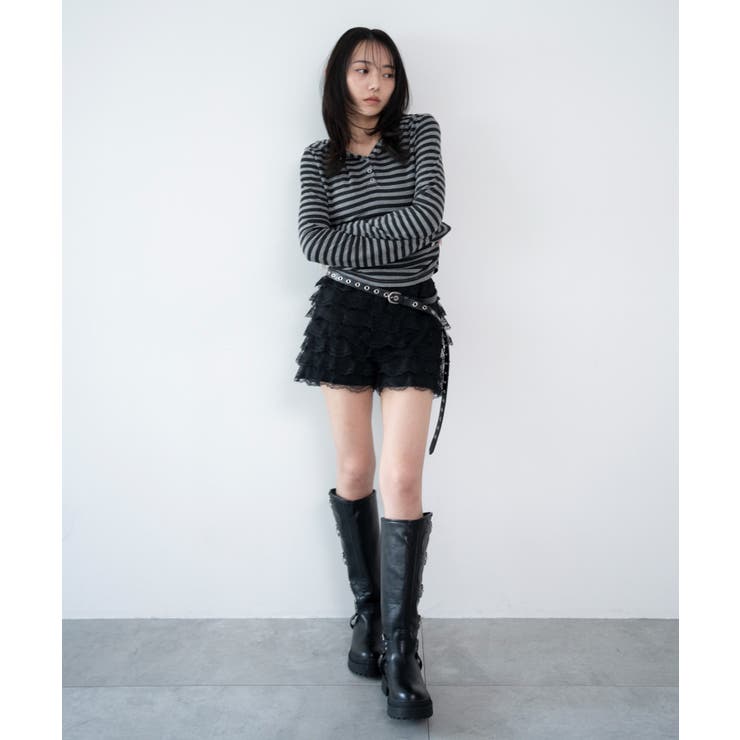 ヘンリーネックフードロンT | WEGO【WOMEN】 | 詳細画像15 