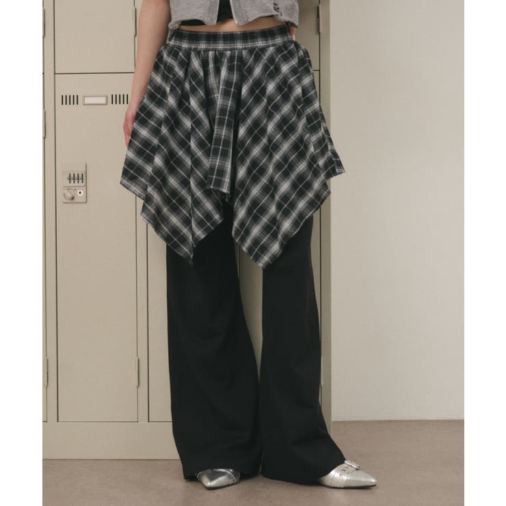 フェイクレイヤードフレアパンツ | WEGO【WOMEN】 | 詳細画像8 