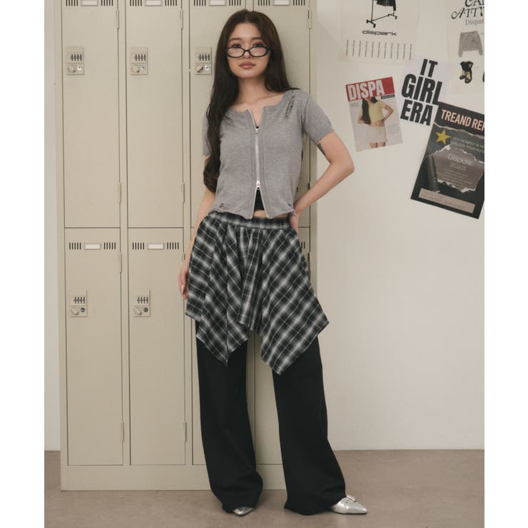 フェイクレイヤードフレアパンツ | WEGO【WOMEN】 | 詳細画像10 