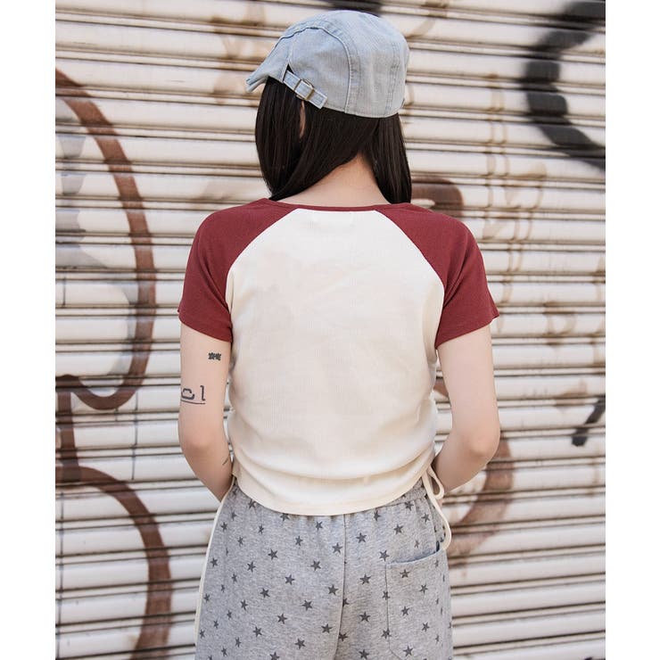 キーネックサイドレースアップちびT | WEGO【WOMEN】 | 詳細画像18 