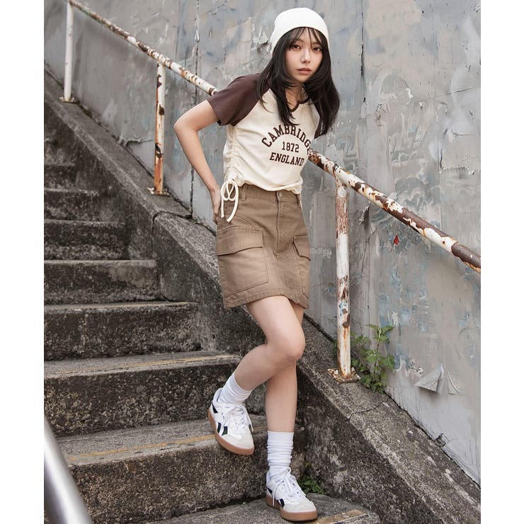 キーネックサイドレースアップちびT | WEGO【WOMEN】 | 詳細画像29 