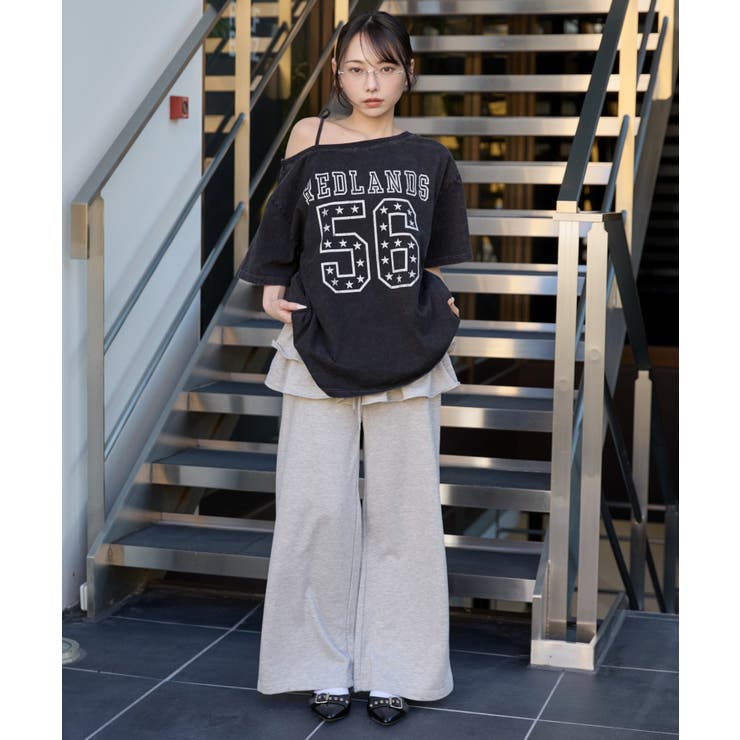 2WAYグラフィックワンショルBIGT | WEGO【WOMEN】 | 詳細画像3 