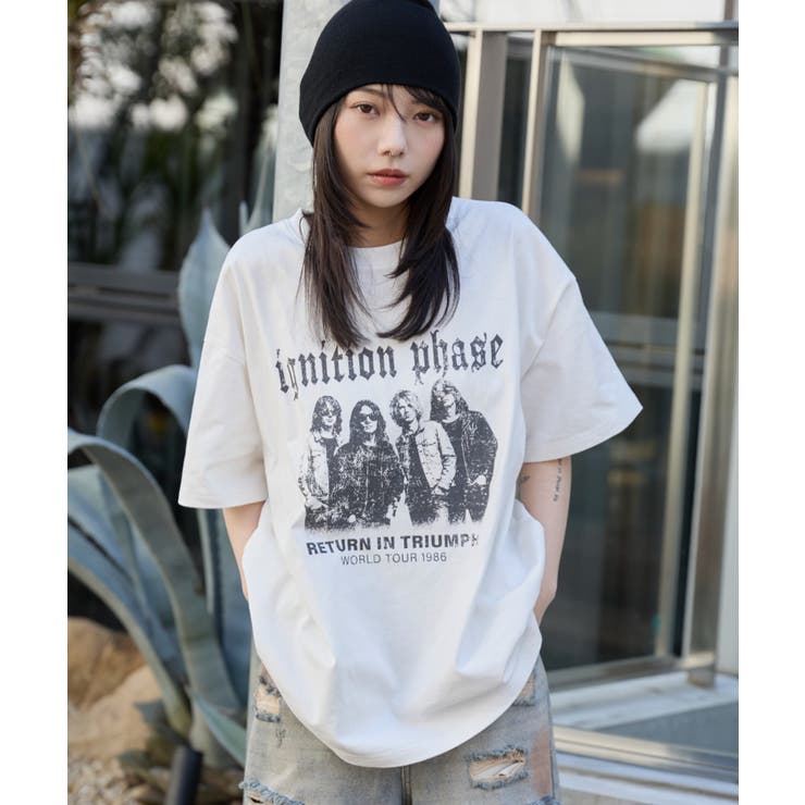 ヴィンテージウォッシュグラフィックBIGT | WEGO【WOMEN】 | 詳細画像1 