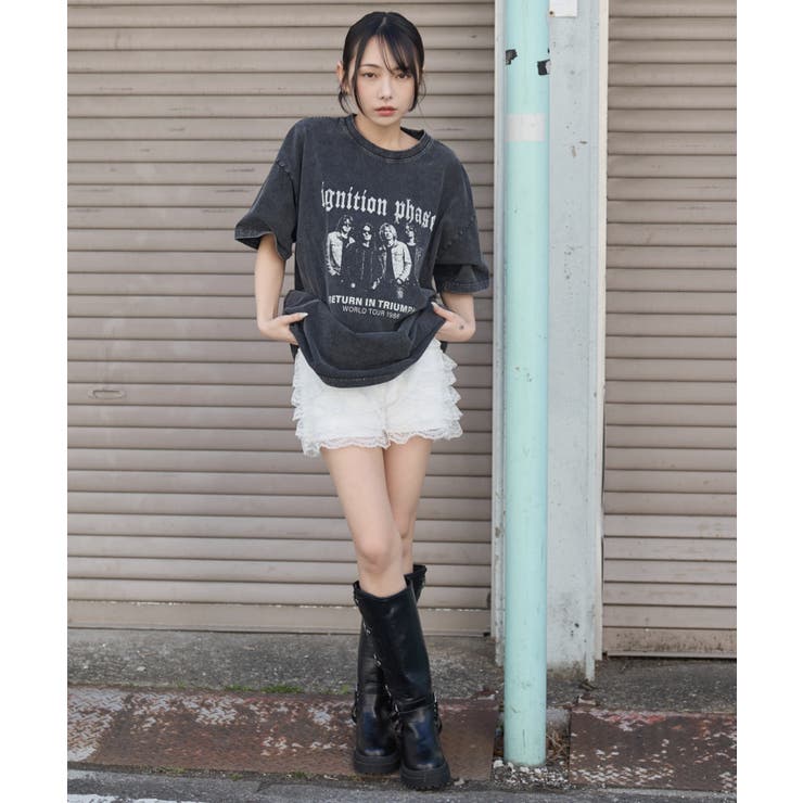 ヴィンテージウォッシュグラフィックBIGT | WEGO【WOMEN】 | 詳細画像2 