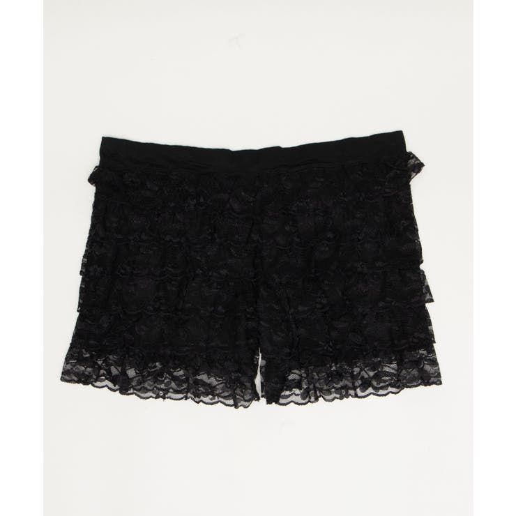 ブラック | フリルペチパンツ | WEGO【WOMEN】