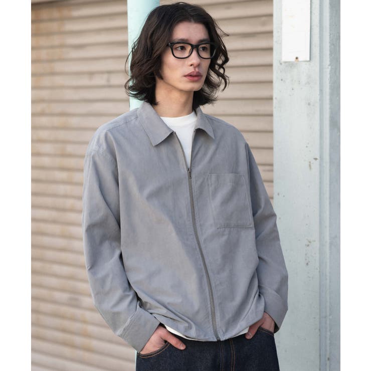 グレー | フェイクスウェードシャツジャケット | WEGO【MEN】