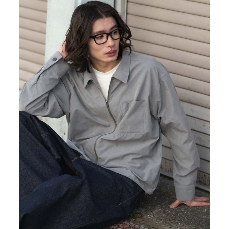 フェイクスウェードシャツジャケット | WEGO【MEN】 | 詳細画像13 