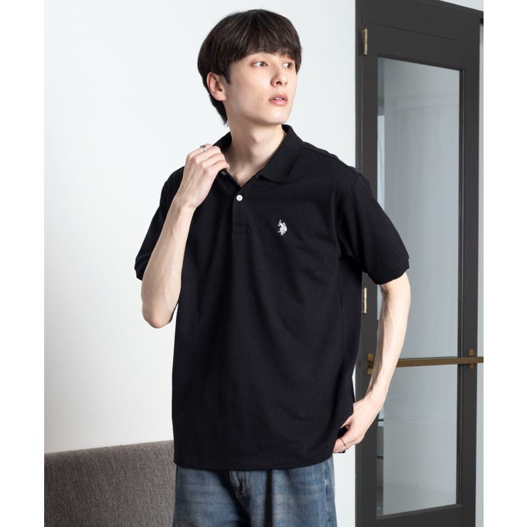 ブラック | 別注USPOLOポロシャツ | WEGO【MEN】