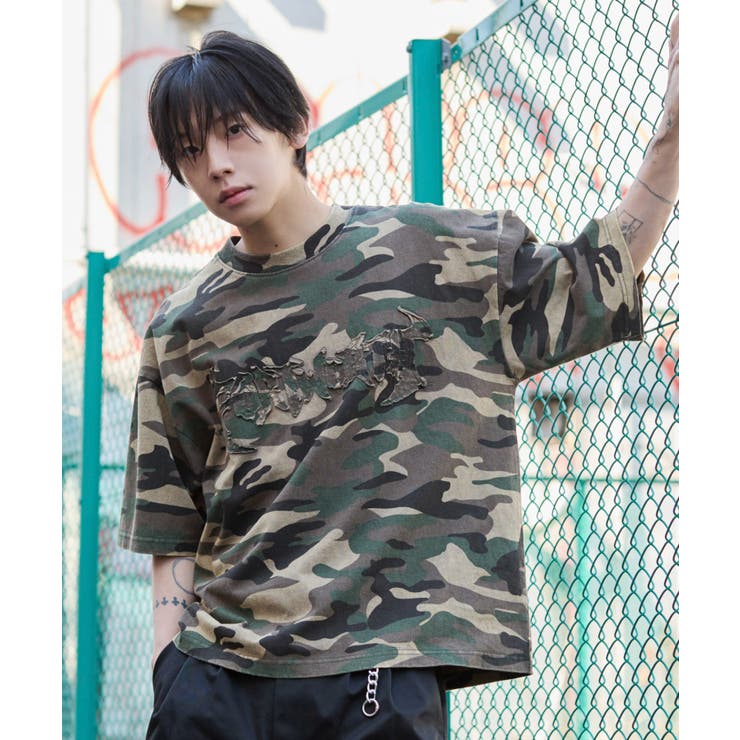 柄1 | ブリーチダメージアップリケT(SS) | WEGO【MEN】