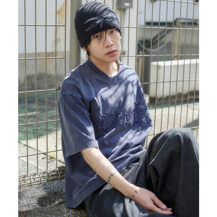 ブリーチダメージアップリケT(SS) | WEGO【MEN】 | 詳細画像13 