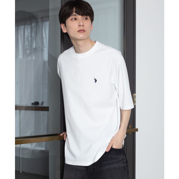 ホワイト | USPOLO接触冷感T(SS) | WEGO【MEN】